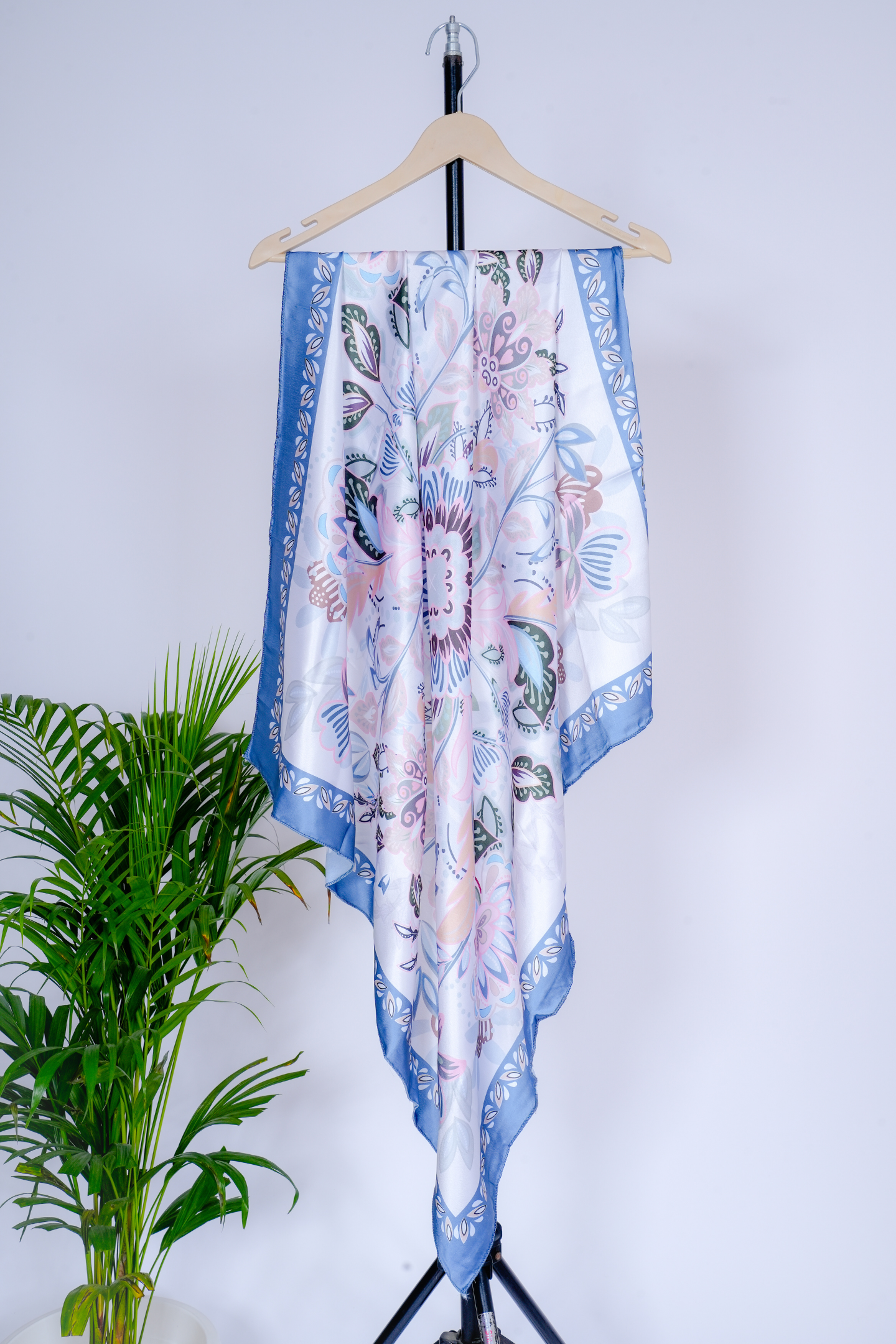 Pastel Floral Designer Scarf