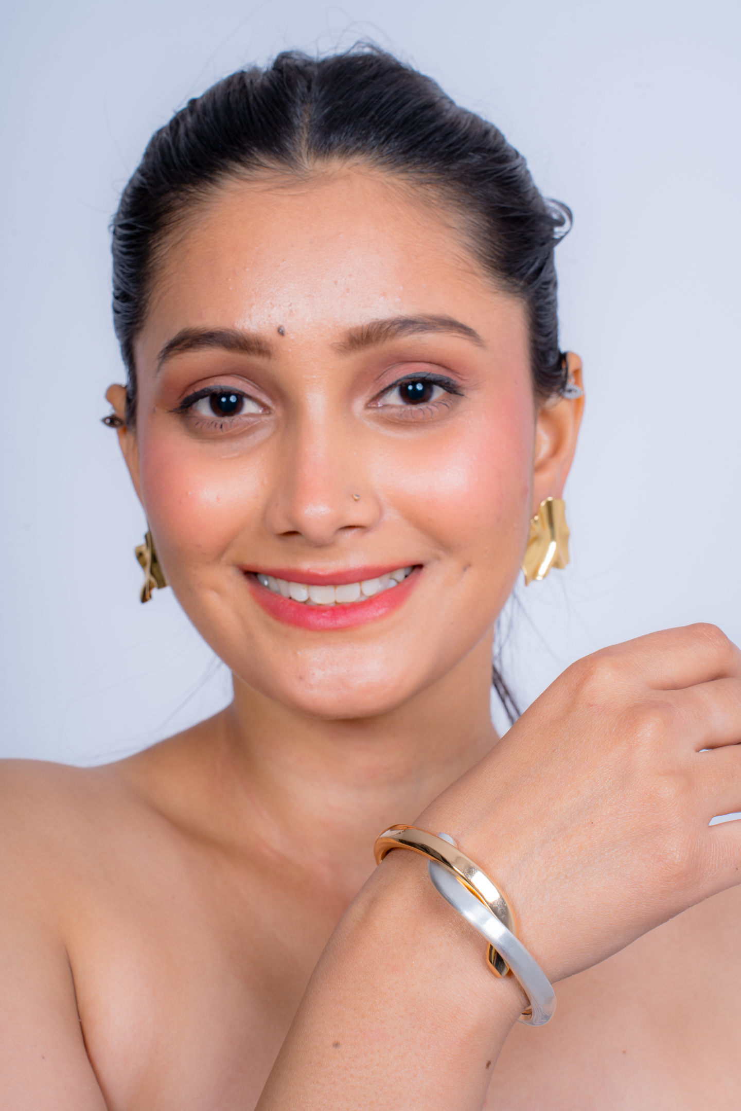 Gold & Silver-Plated Bracelet Minimalist