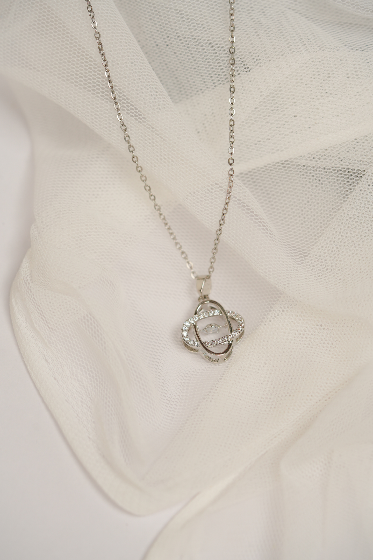 Infinity Silver Knot Pendant