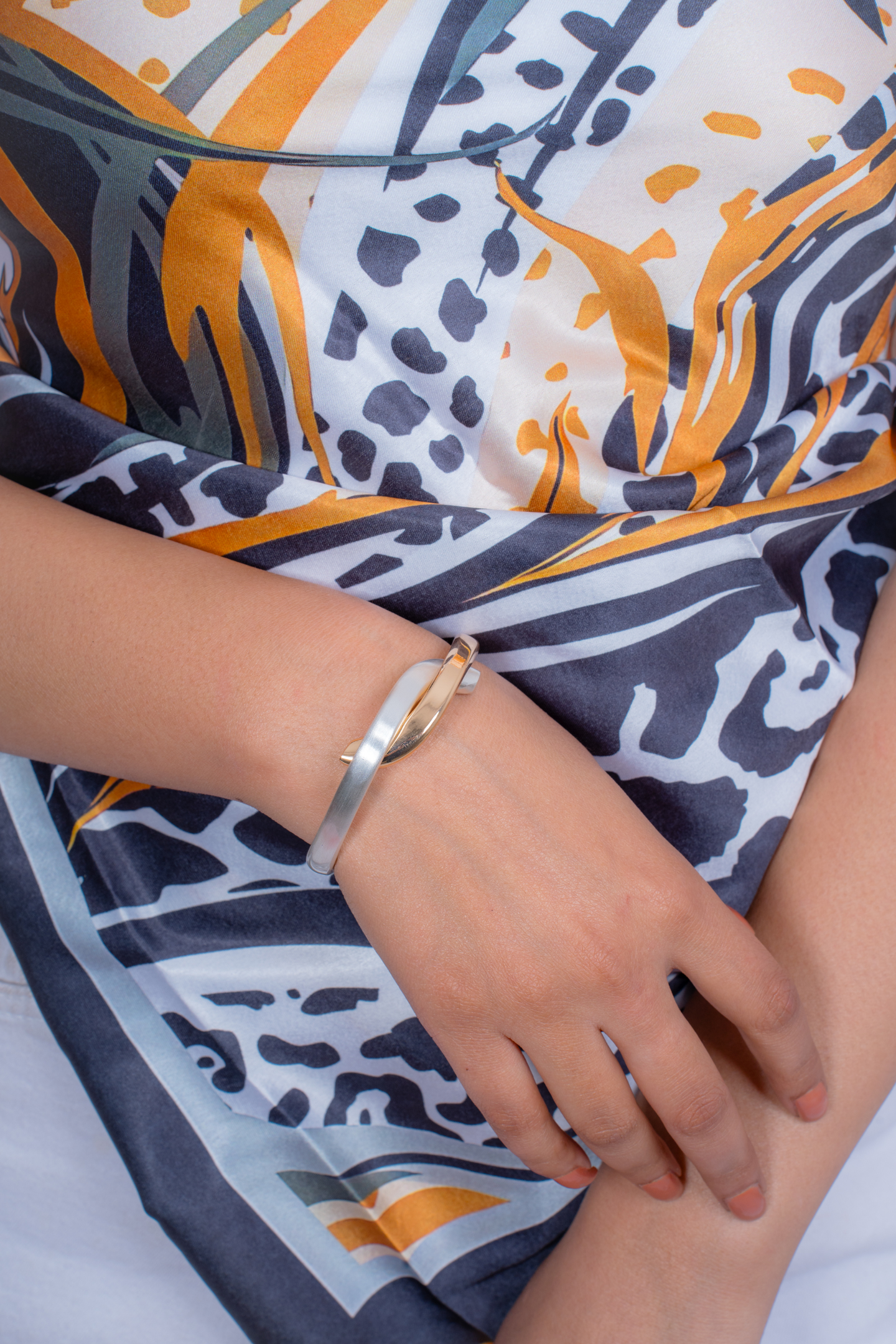 Gold & Silver-Plated Bracelet Minimalist