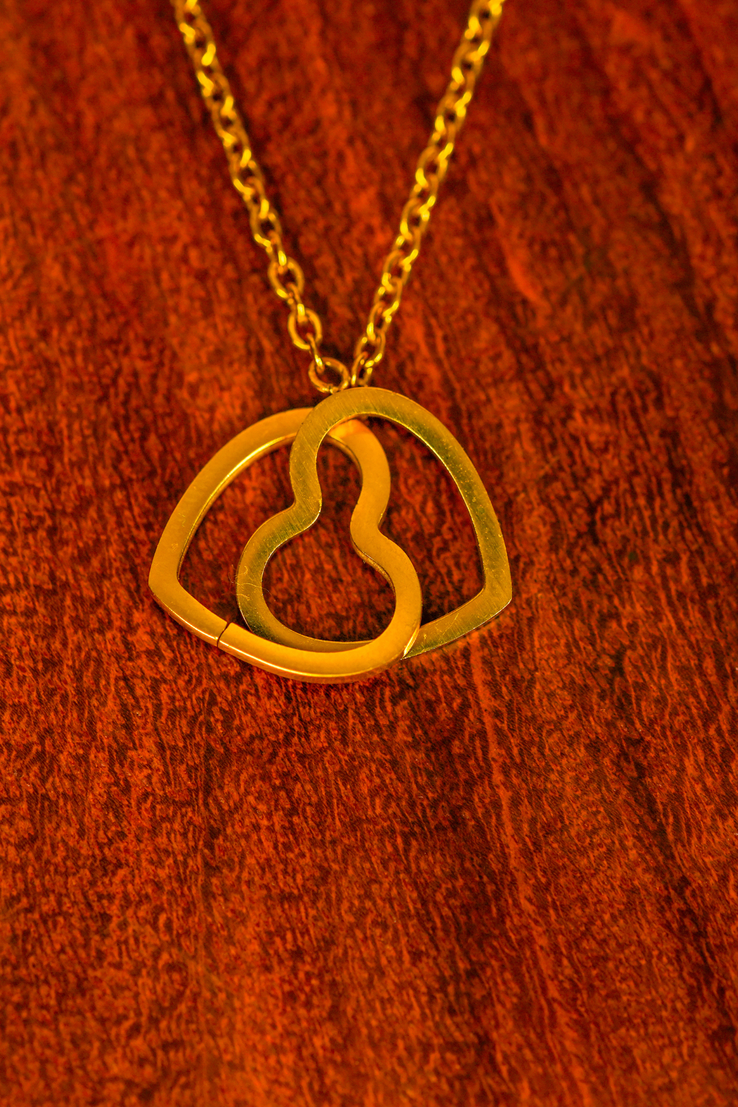 Gold-Plated Heart Pendant