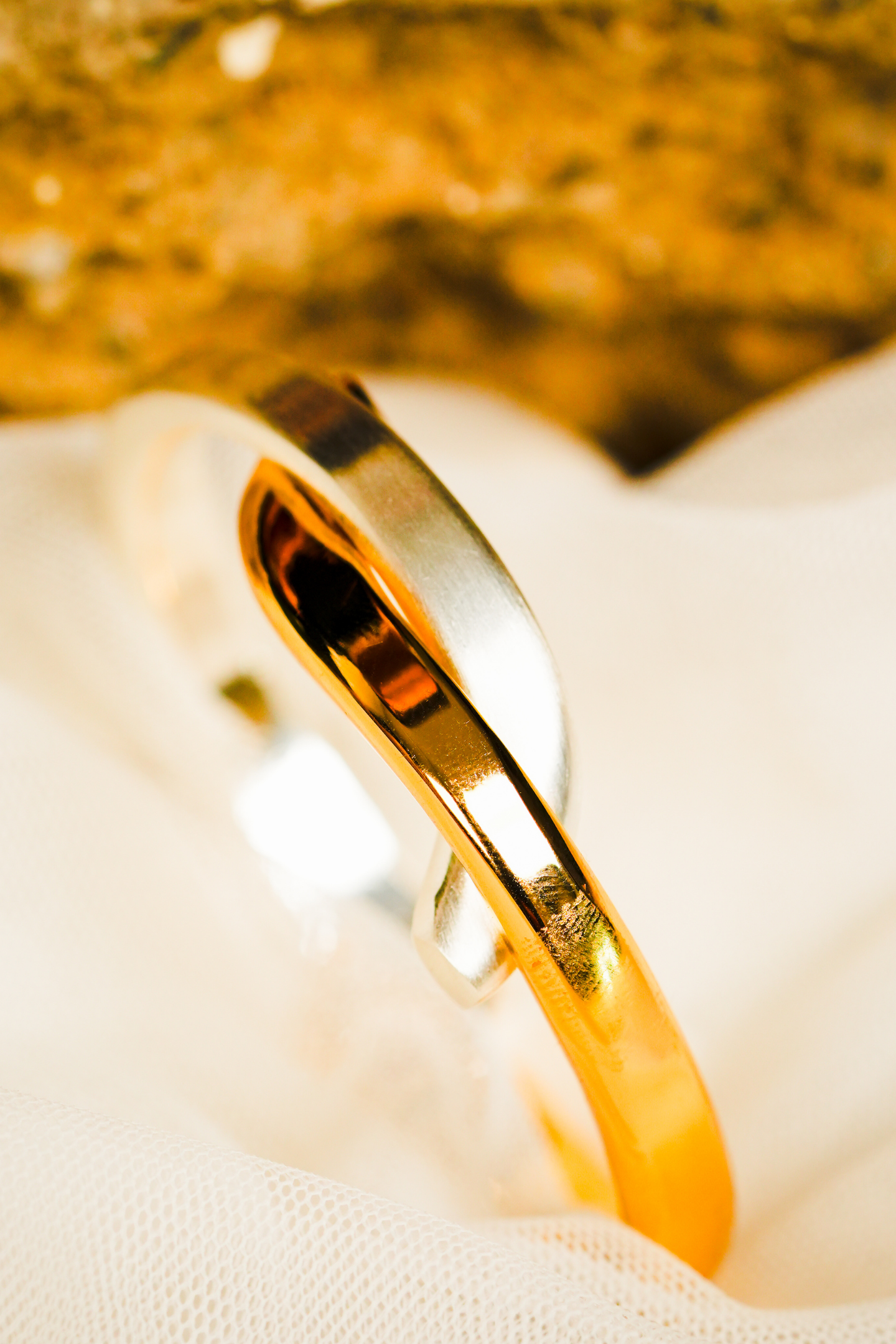 Gold & Silver-Plated Bracelet Minimalist