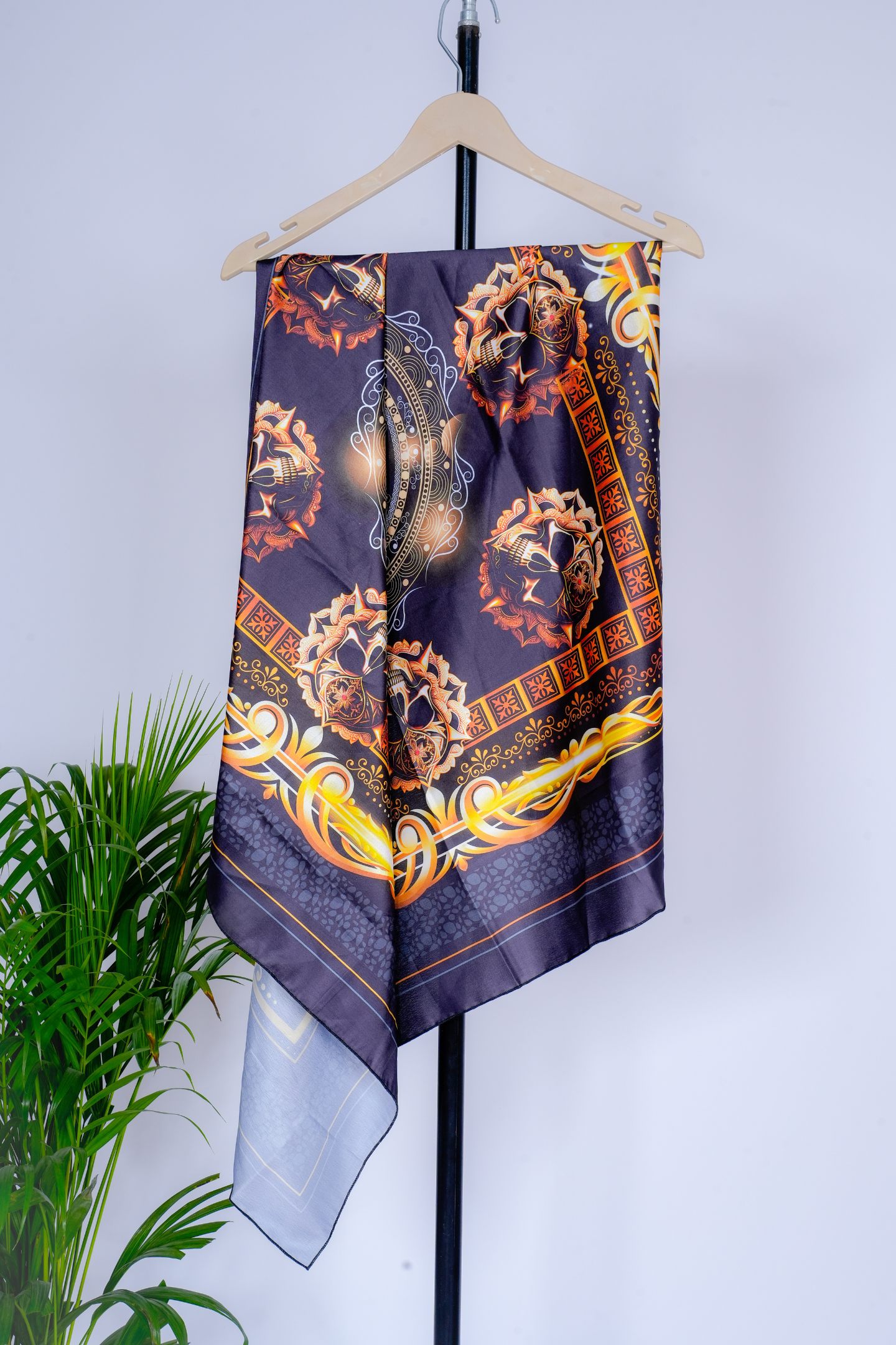 Gothic Luxe Satin Scarf