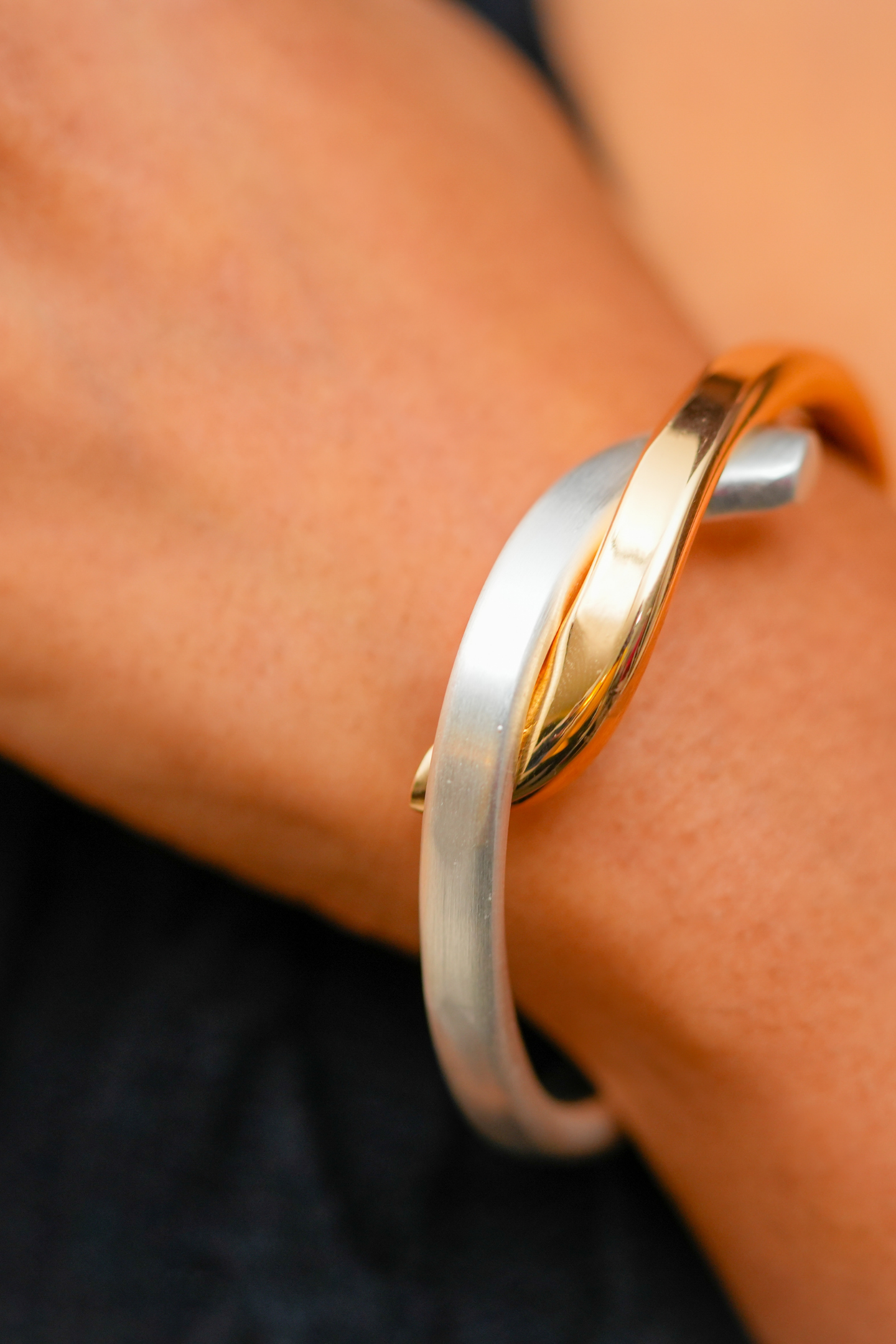 Gold & Silver-Plated Bracelet Minimalist