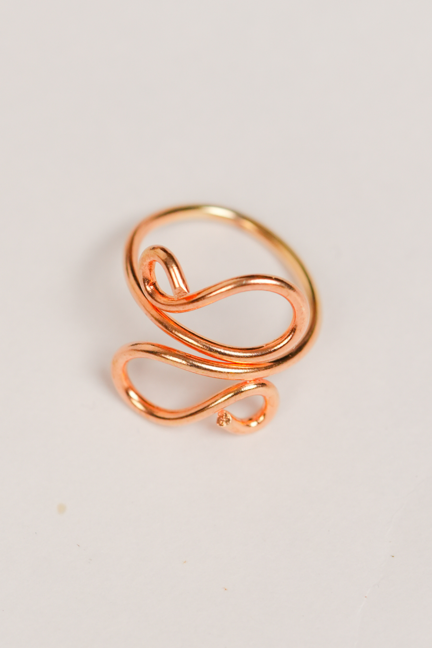 Infinity Adjustable Rose Gold Ring