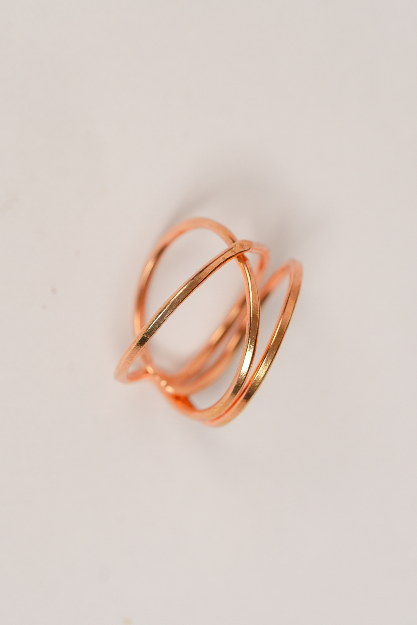 Rose Gold Spiral Ring