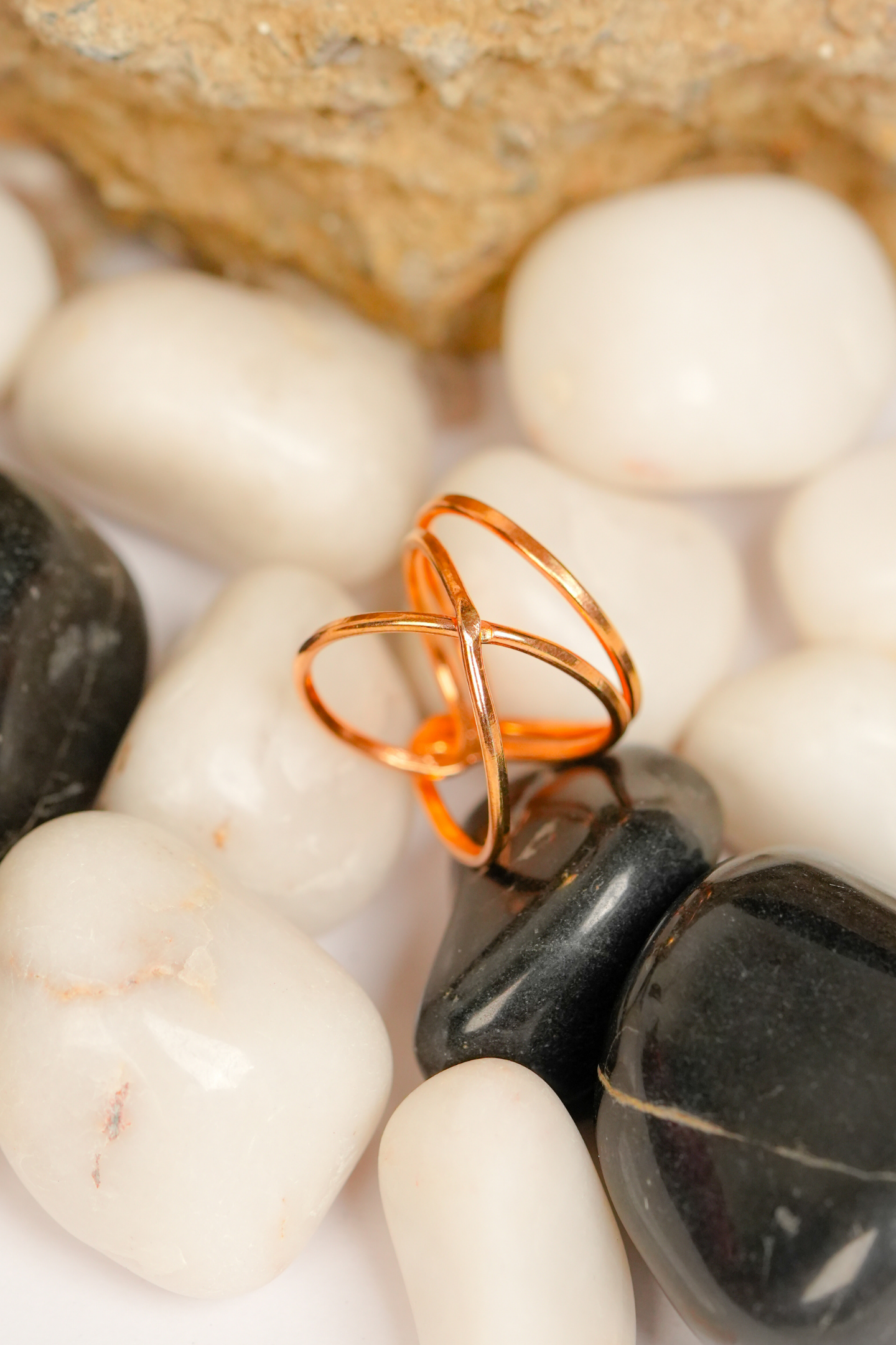 Rose Gold Spiral Ring