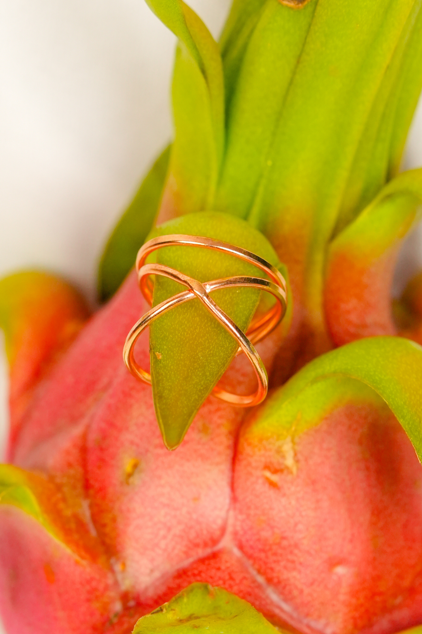Rose Gold Spiral Ring