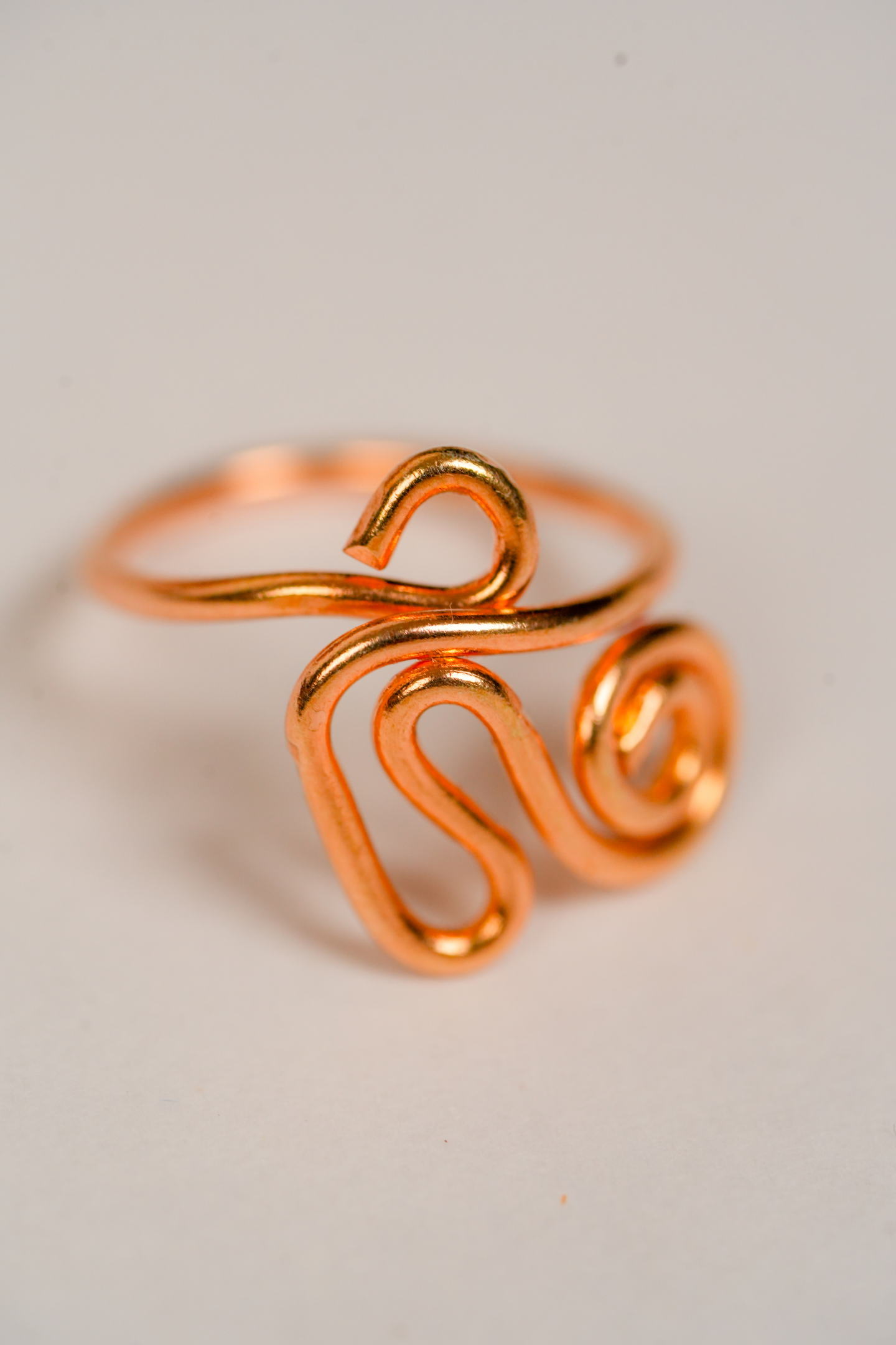 Elegant Adjustable Rose-Gold Ring