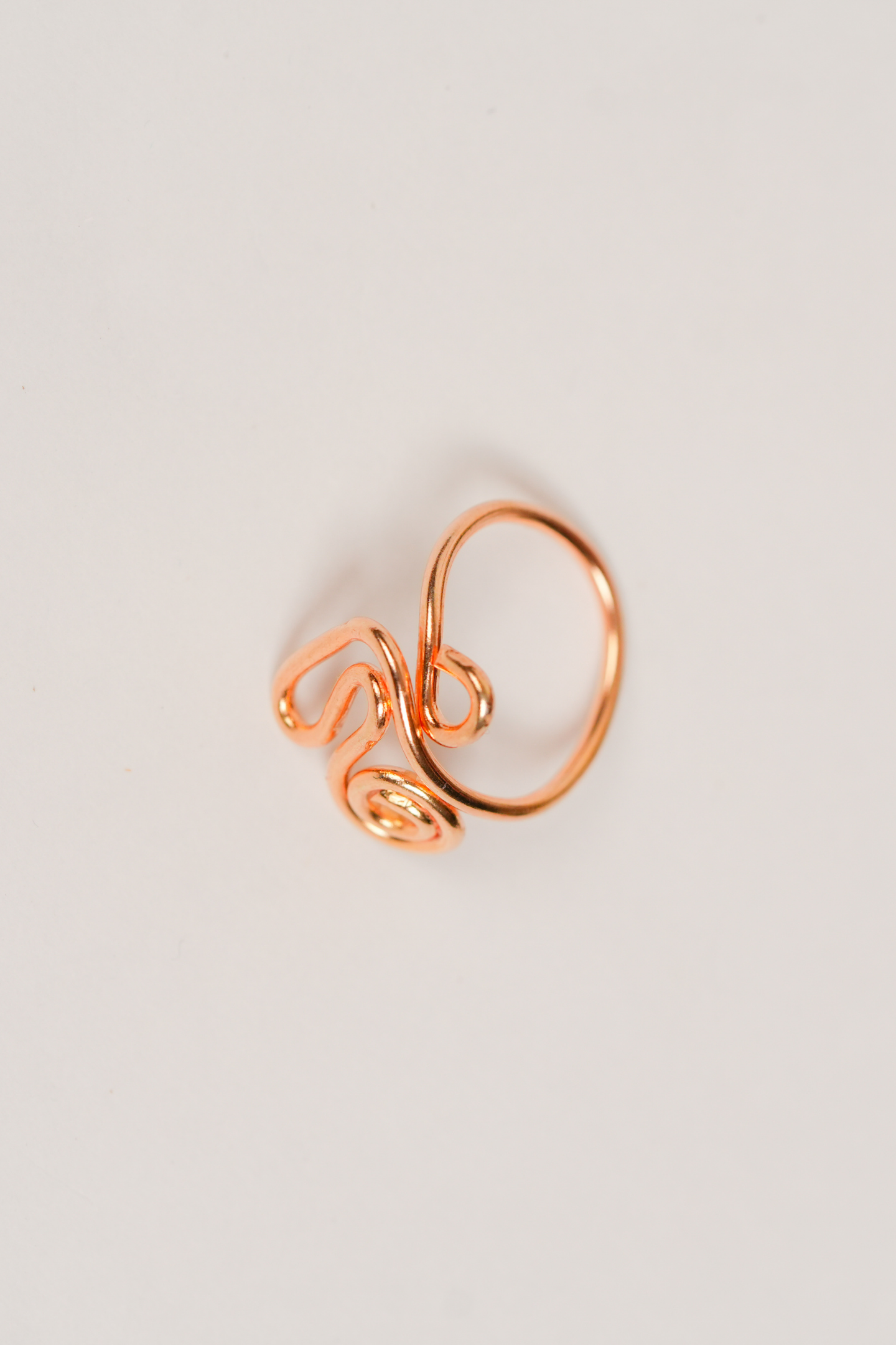 Elegant Adjustable Rose-Gold Ring