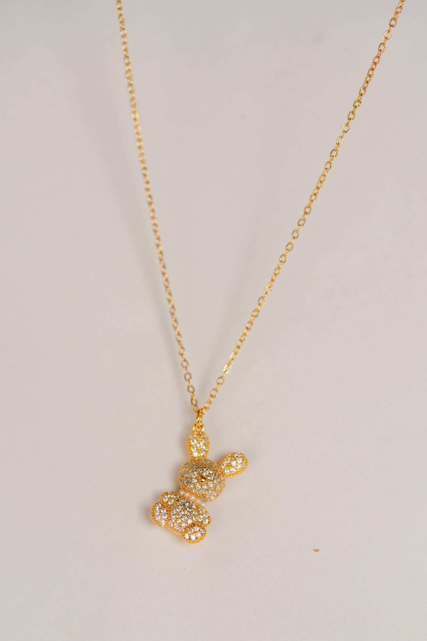 Gold-Plated Bunny Pendant