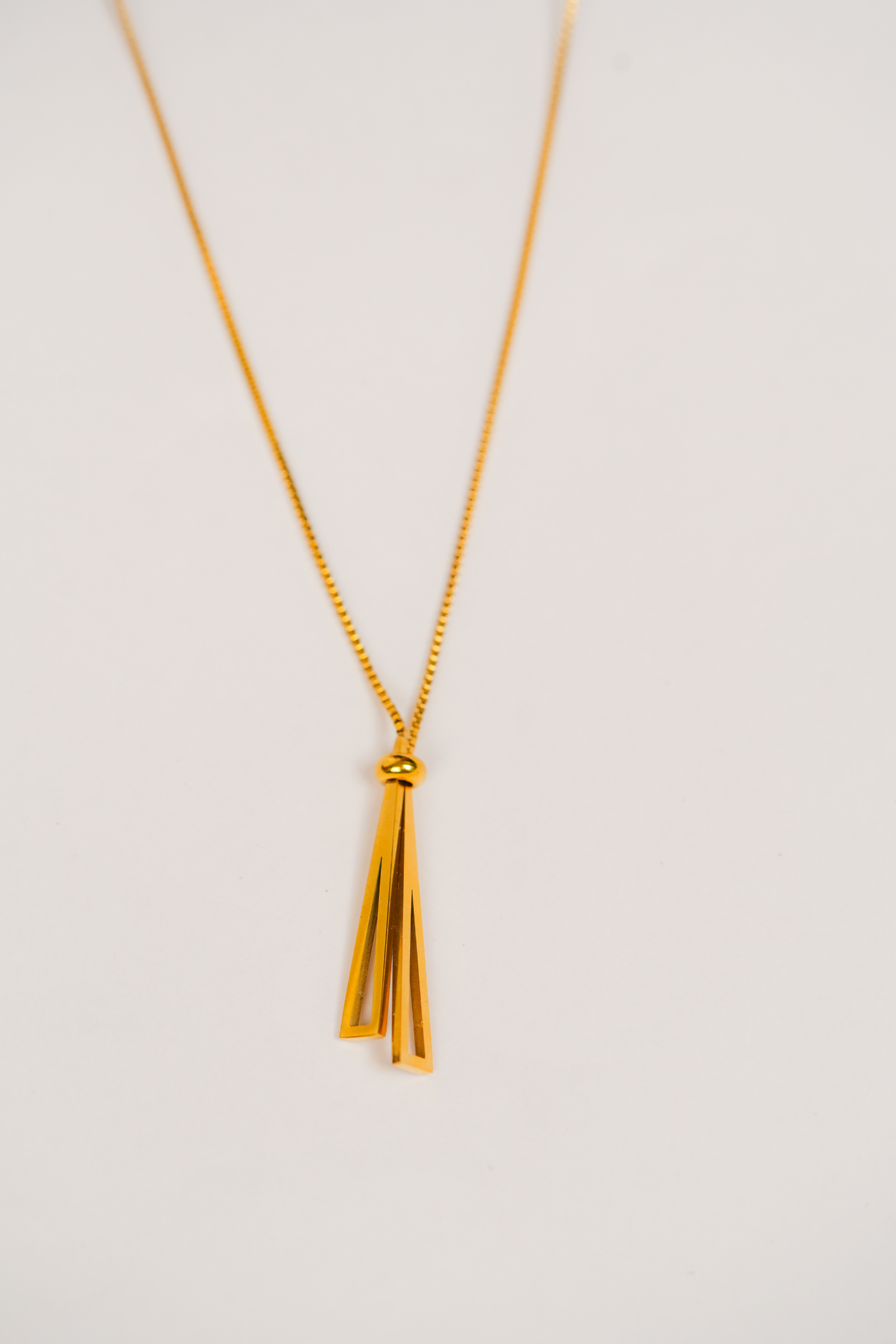Gold-Plated Stylish Long Chain