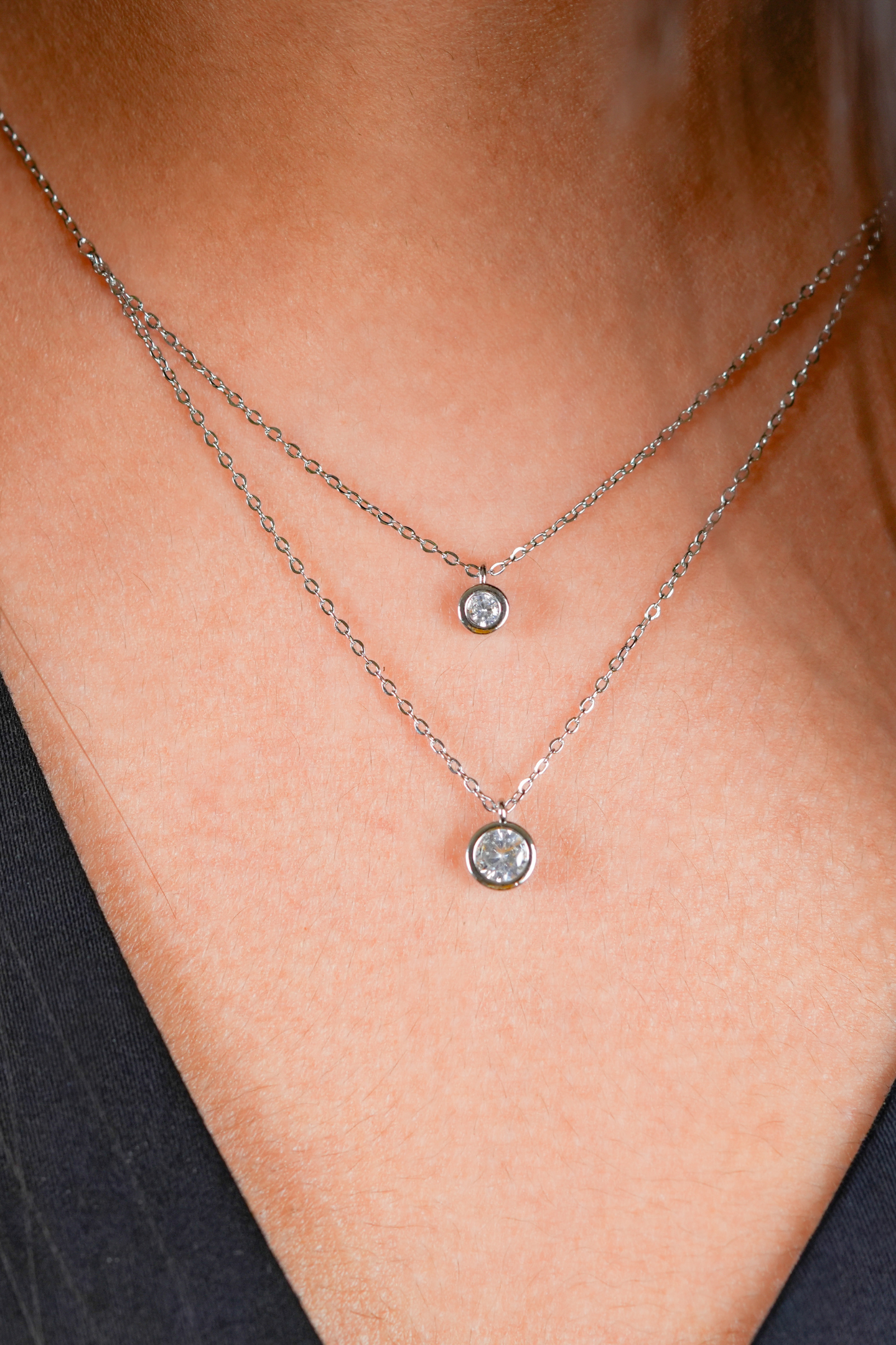 Elegant Silver-Plated Minimalist Pendant