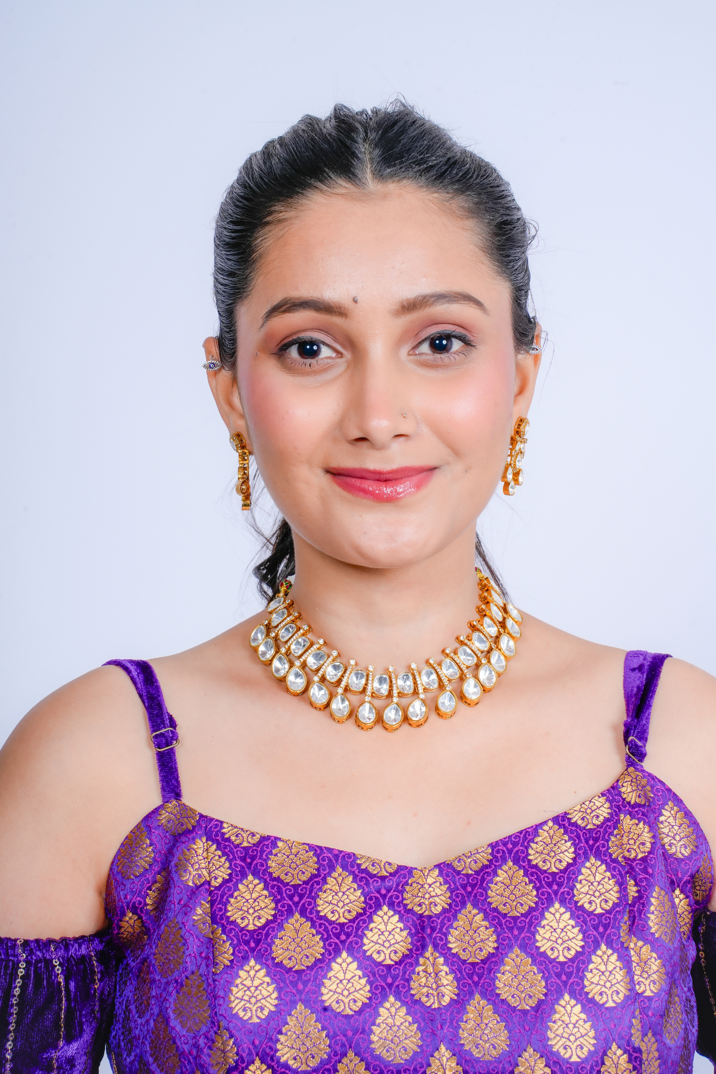 Grand Kundan Bridal Necklace Set