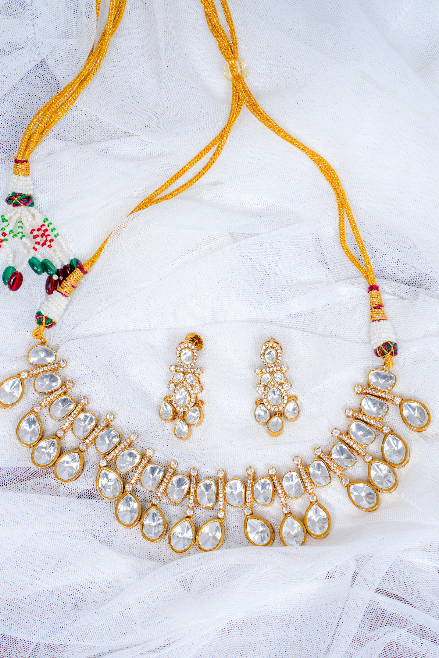 Grand Kundan Bridal Necklace Set