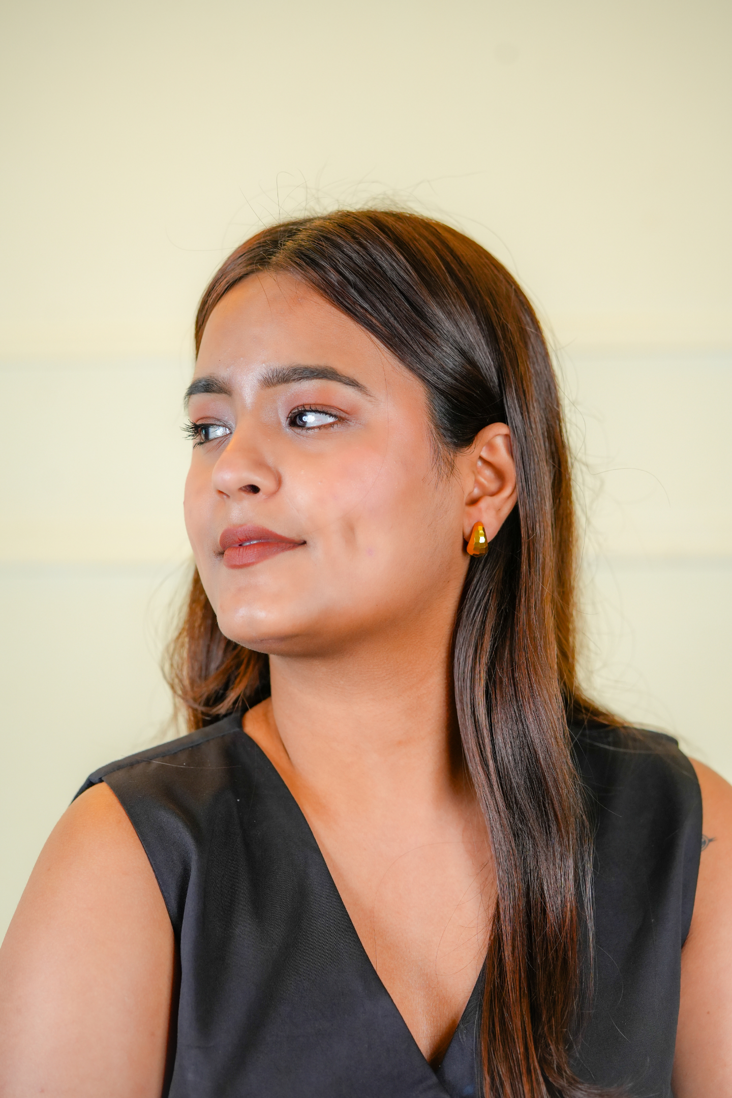 Gold-Plated Huggie Hoop Earrings