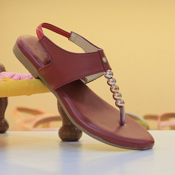 Moti Flats - Maroon