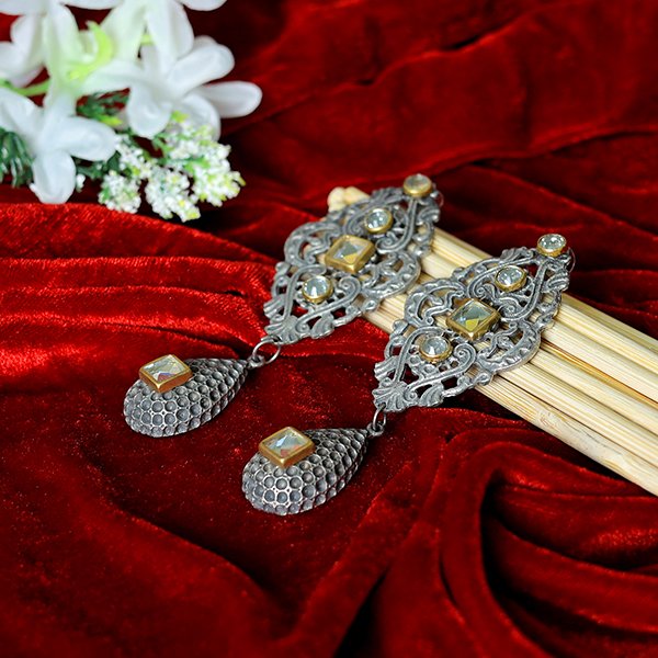 Black Oxidized Jhumka