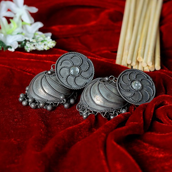 Black Oxidized Jhumka