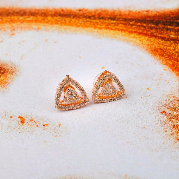 Minimalist Stud Earrings-Golden