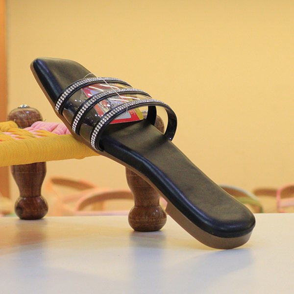 Transparent Flipflop - Black