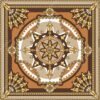 Golden Tapestry Scarf 100x100