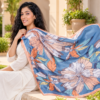 Satin flowerer scarves 100x100 CM