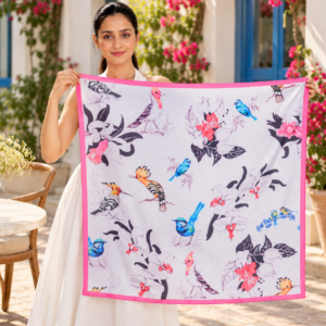 Aaranya Bird & Bloom Scarf