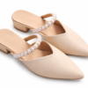 Pearl Cream flats