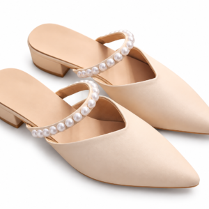 Pearl Cream flats