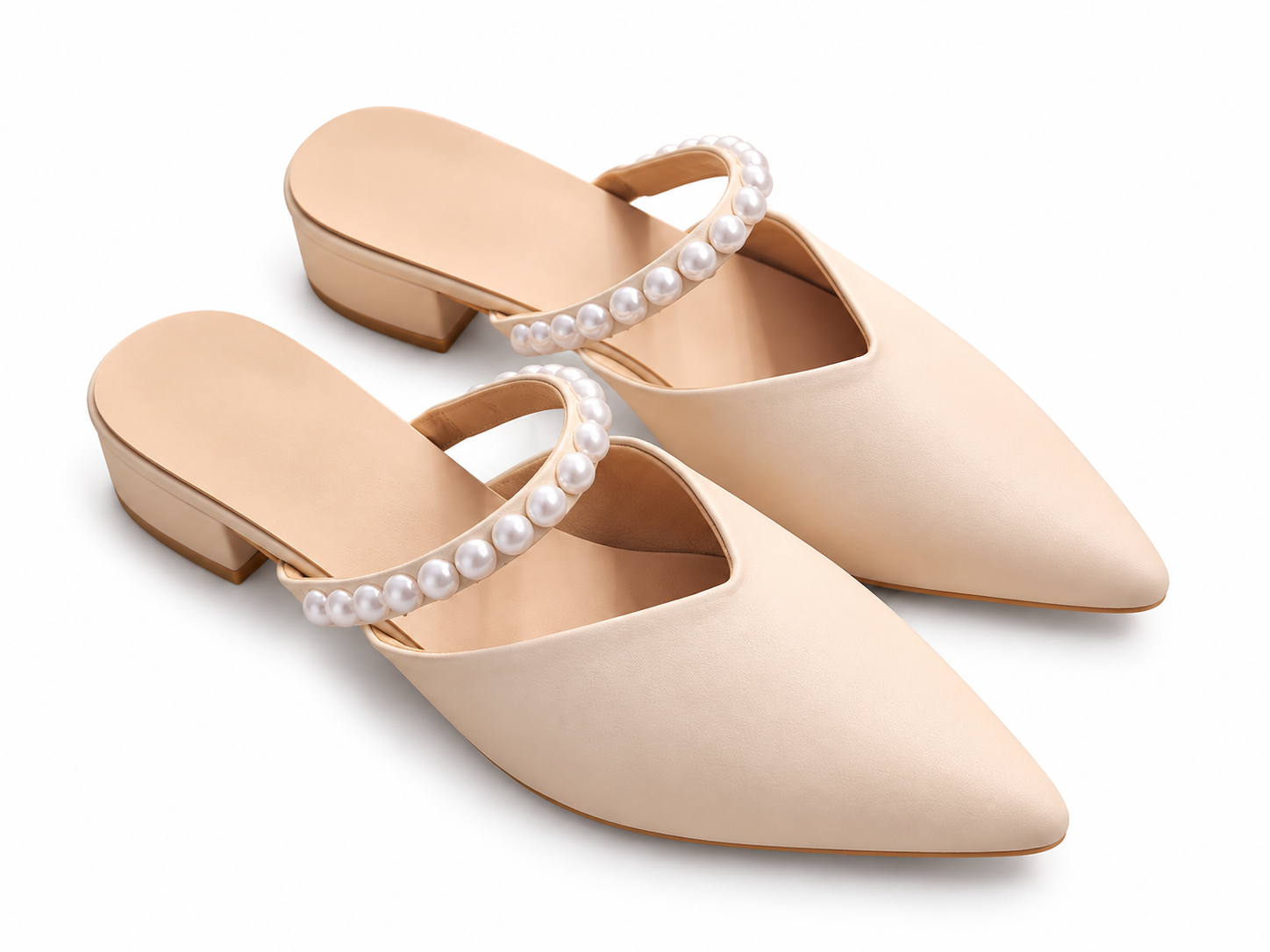 Pearl Cream flats